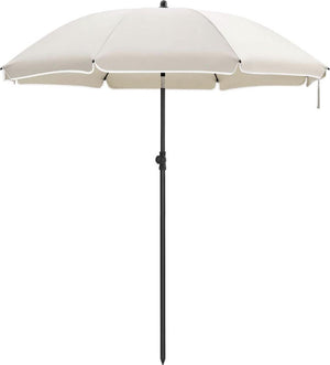 Achthoekige tuinparasol Beige