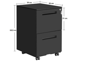 Archiefkast zwart