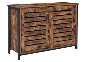 Dressoir rustiek bruin-zwart