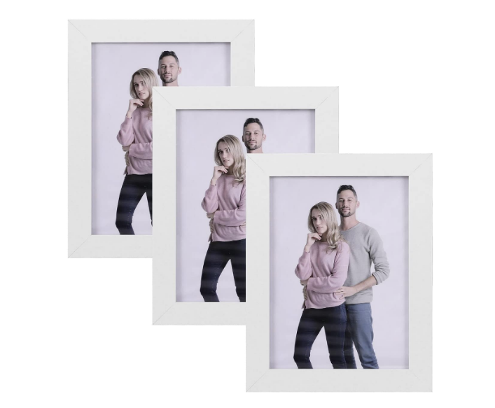 Fotolijst set van 3 wit