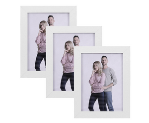 Fotolijst set van 3 wit