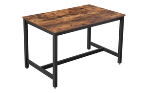 Eettafel vintage bruin