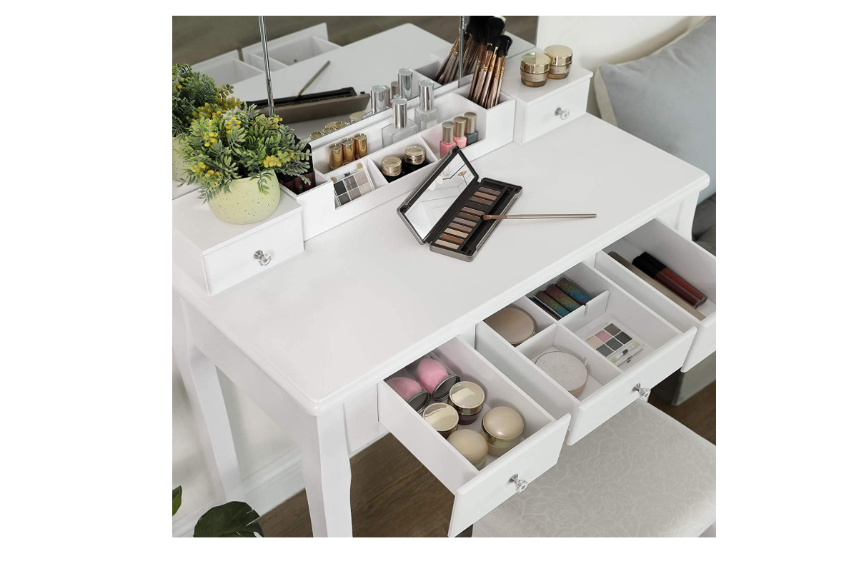 Make-up tafel elegant wit