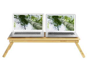 Laptoptafel van bamboe