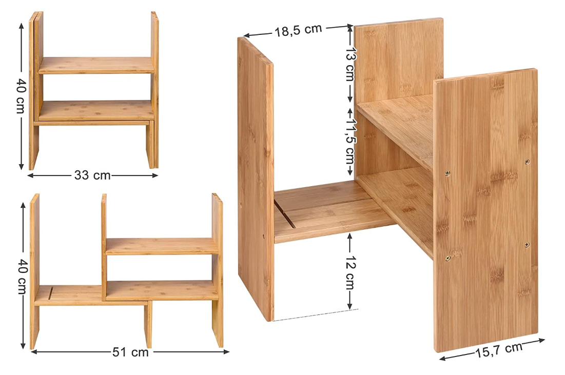 Boekenplank naturel bamboe