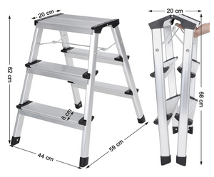 Ladder inklapbaar aluminium