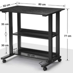 Schrijftafel zwart