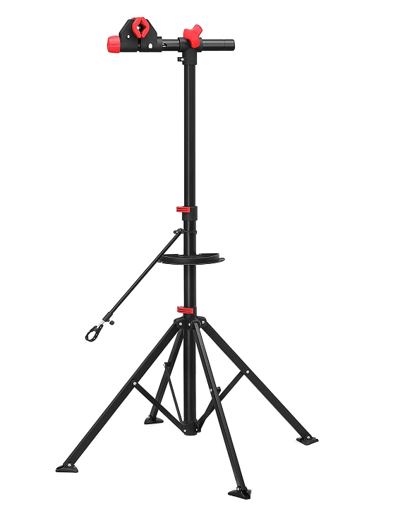 Fietsstandaard zwart/rood