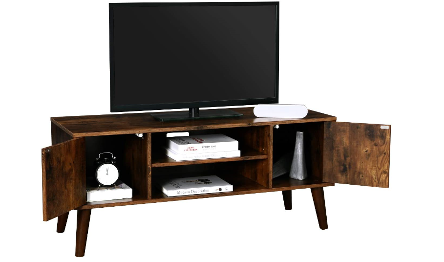 Tv-meubel industrieel bruin/zwart